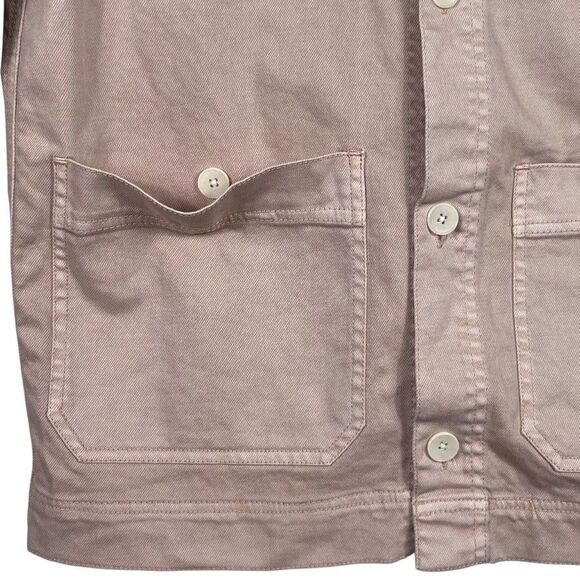 NWT Rails Men's Franklin Utility Jacket Size Medium Shacket Cotton Desert Rose - Picture 9 of 16